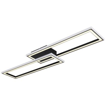 Globo Mirella Deckenleuchte LED Schwarz, 1-flammig, Fernbedienung, Farbwechsler