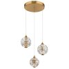 Globo Virina Hängeleuchte LED Gold, 3-flammig