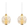 Globo Virina Hängeleuchte LED Gold, 4-flammig