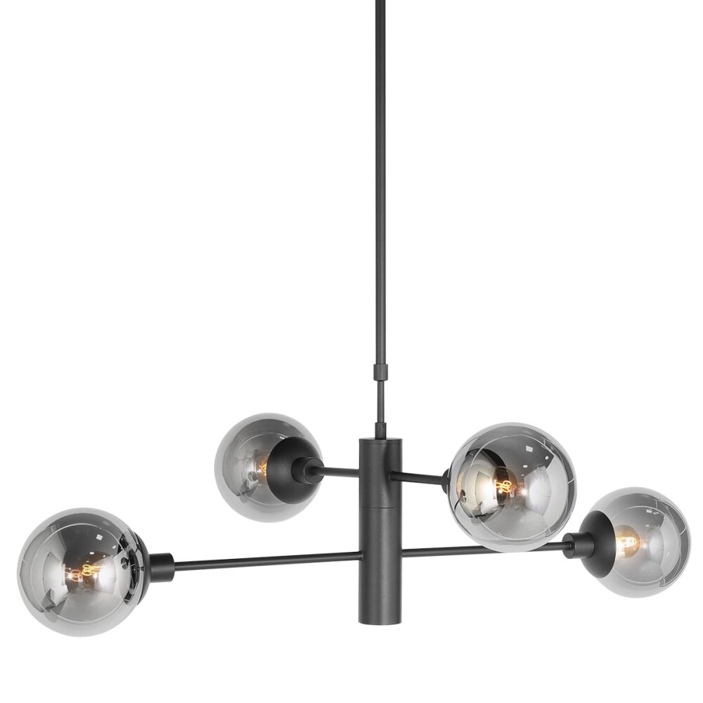 Steinhauer Constellation Pendelleuchte LED Schwarz, 6-flammig main product photo