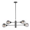 Steinhauer Constellation Pendelleuchte LED Schwarz, 6-flammig