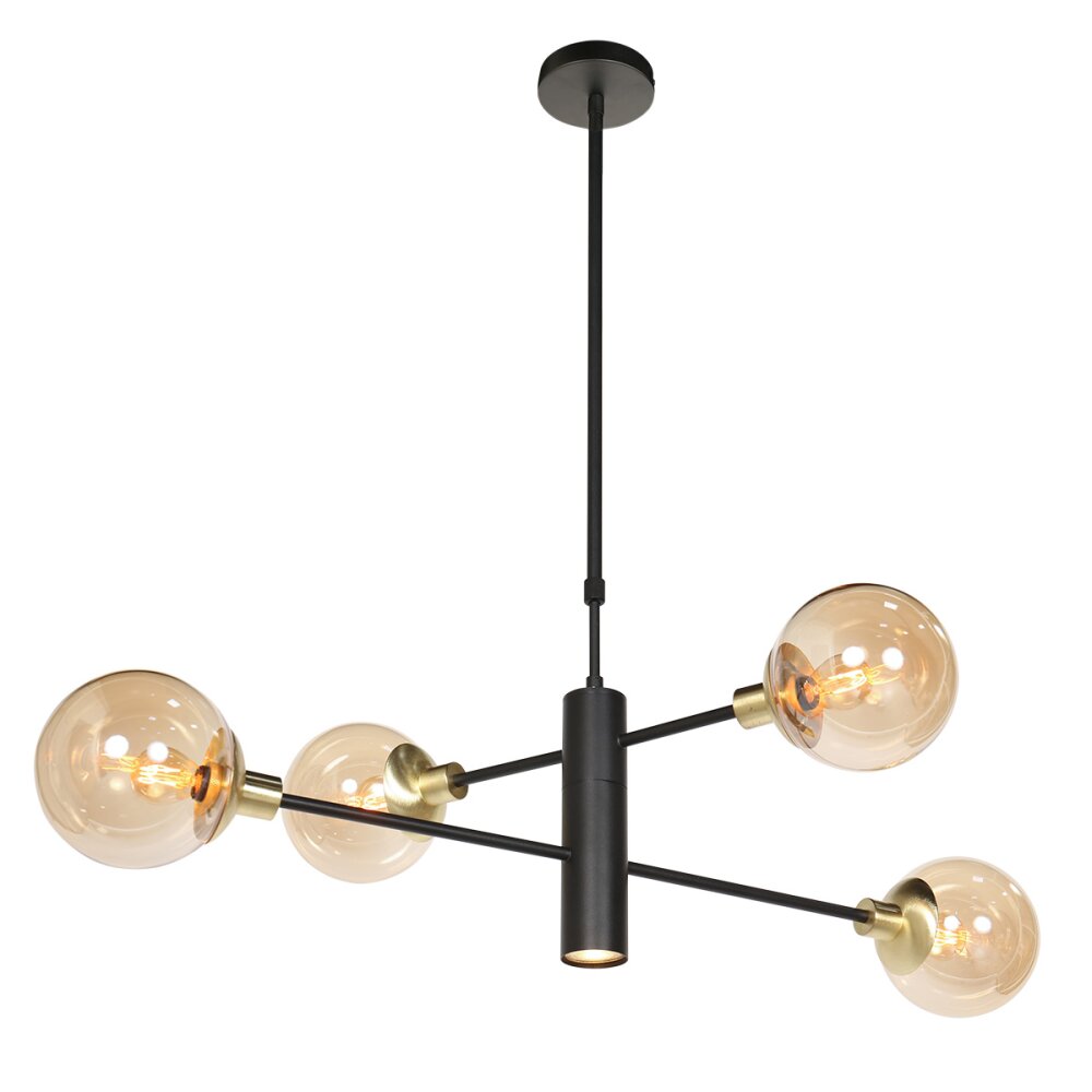 Steinhauer Constellation Pendelleuchte LED Messing, 6-flammig main product photo