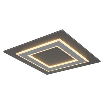 Globo Jayden Deckenleuchte LED Anthrazit, 1-flammig