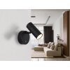 Globo Allvi Decken- und Wandleuchte LED Schwarz, 1-flammig