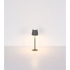 Globo Vannie Tischleuchte LED Nickel-Matt, 1-flammig
