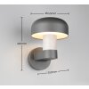 Trio FRASER Wandleuchte Steinoptik, 1-flammig