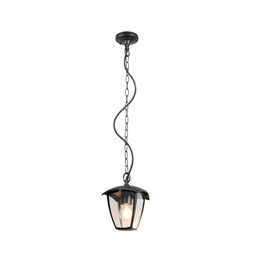 Trio VENTA Pendelleuchte Schwarz, 1-flammig main product photo