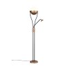 Trio Chris Stehlampe LED Braun, 2-flammig