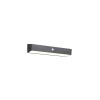 Reality SILVES Wandleuchte LED Schwarz, 1-flammig, Bewegungsmelder
