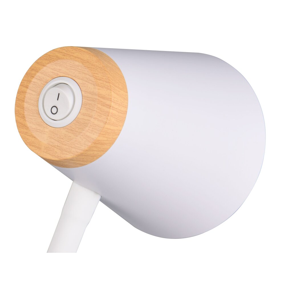 Reality Pongo Klemmleuchte LED Weiß, 1-flammig