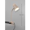 Reality Pongo Klemmleuchte LED Beige, 1-flammig Reality Pongo Klemmleuchte LED Beige, 1-flammig