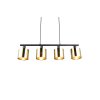 Reality Jason Pendelleuchte Gold, 4-flammig