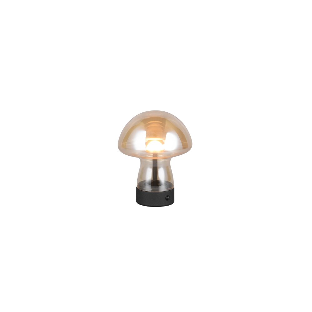 Reality Dooley Tischleuchte LED Braun, Gold, 1-flammig main product photo