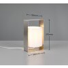 Reality Pail Tischleuchte Nickel-Matt, 1-flammig