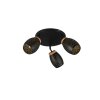 Reality Bidar Deckenleuchte Gold, Schwarz, 3-flammig