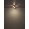 Globo Hines Deckenventilator LED Bunt, Weiß, 1-flammig, Fernbedienung