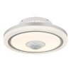 Globo Shelly Deckenventilator LED Weiß, 1-flammig, Fernbedienung