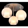 Globo Barry Deckenleuchte Chrom, Nickel-Matt, 3-flammig