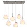Globo Barry Hängeleuchte Chrom, Nickel-Matt, 6-flammig Globo Barry Hängeleuchte Chrom, Nickel-Matt, 6-flammig