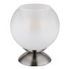 Globo Barry Tischleuchte Chrom, Nickel-Matt, 1-flammig