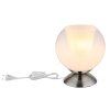 Globo Barry Tischleuchte Chrom, Nickel-Matt, 1-flammig