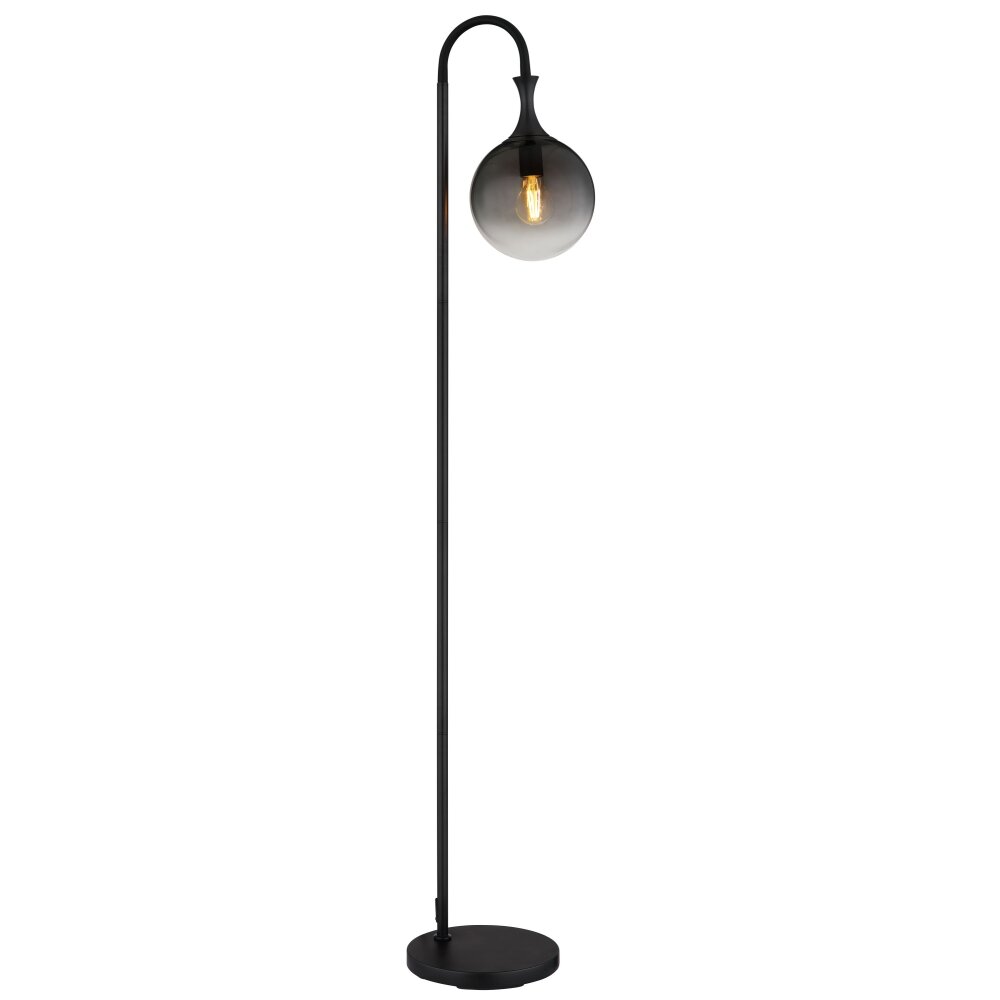 Globo Dalton Stehleuchte Schwarz, 1-flammig main product photo