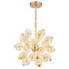 Globo Florietta Hängeleuchte LED Gold, 1-flammig