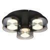 Globo Belinda Deckenleuchte LED Schwarz, 1-flammig