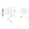Globo Virina Tischleuchte LED Chrom, 1-flammig Globo Virina Tischleuchte LED Chrom, 1-flammig