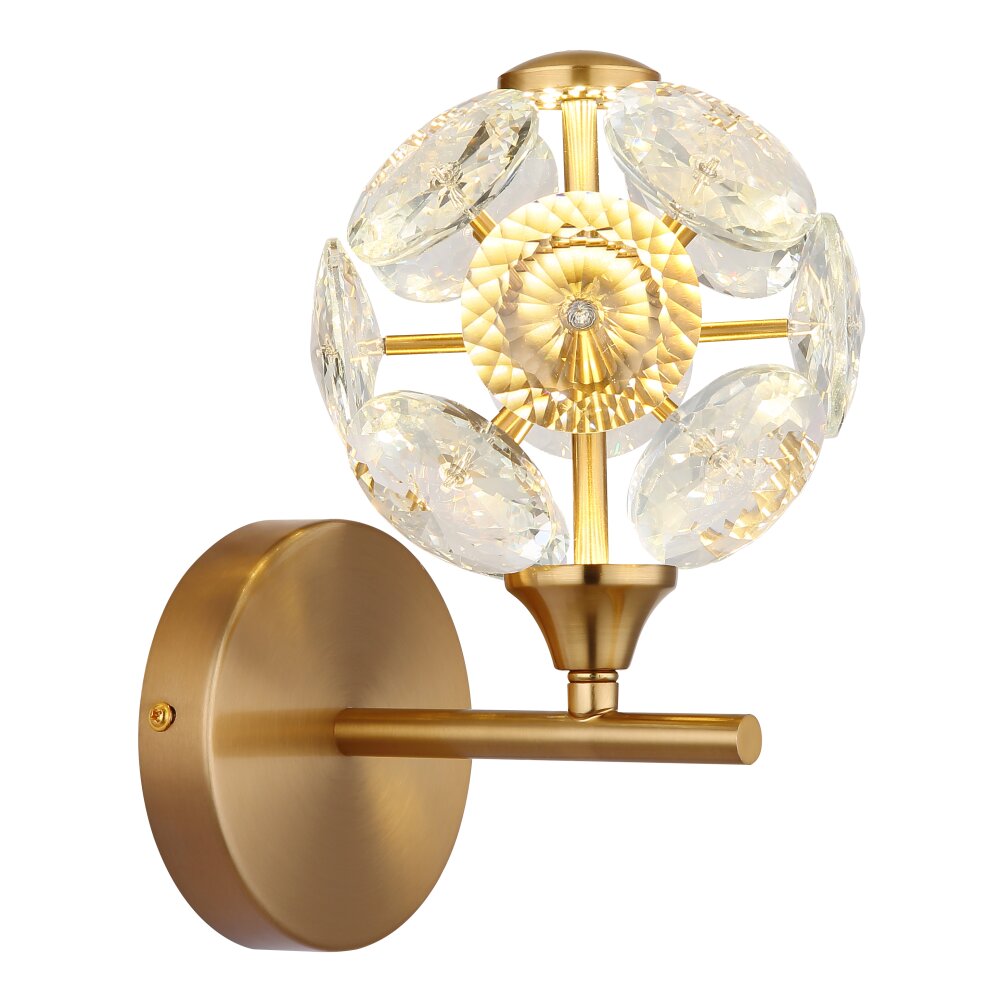 Globo Virina Wandleuchte LED Gold, 1-flammig main product photo