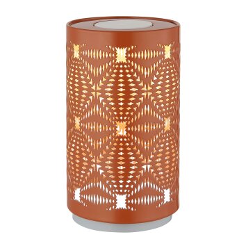 Globo Amiyah Tischleuchte LED Weiß, 1-flammig, Farbwechsler