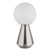 Globo Sora Tischleuchte LED Nickel-Matt, 1-flammig