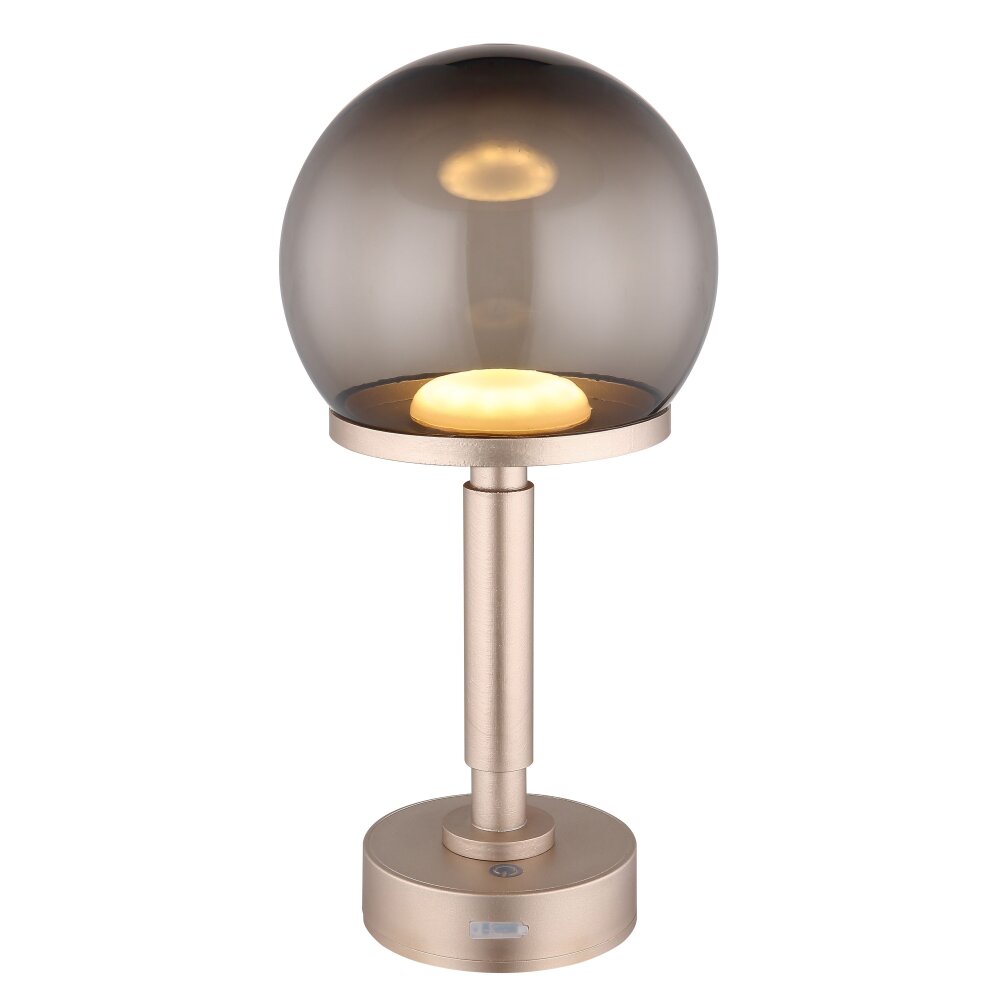 Globo Haku Tischleuchte LED Champagner, 1-flammig main product photo