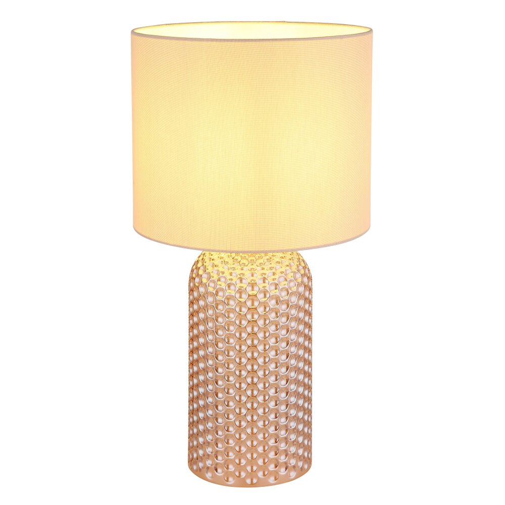 Globo Sofia Tischleuchte Champagnerfarben, 1-flammig main product photo