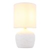 Globo Marble Tischleuchte Weiß, 1-flammig