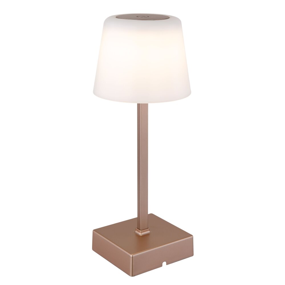 Globo Xayden Tischleuchte LED Champagner, Champagnerfarben, 1-flammig main product photo