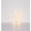 Globo Stara Dekoleuchte LED Transparent, Klar, Weiß, 100-flammig