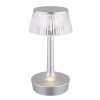 Globo Lucio Tischleuchte LED Silber, 1-flammig