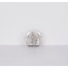 Globo Winteria Dekoleuchte LED Silber, Transparent, Klar, Weiß, 12-flammig