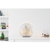 Globo Winteria Dekoleuchte LED Silber, Transparent, Klar, Weiß, 12-flammig