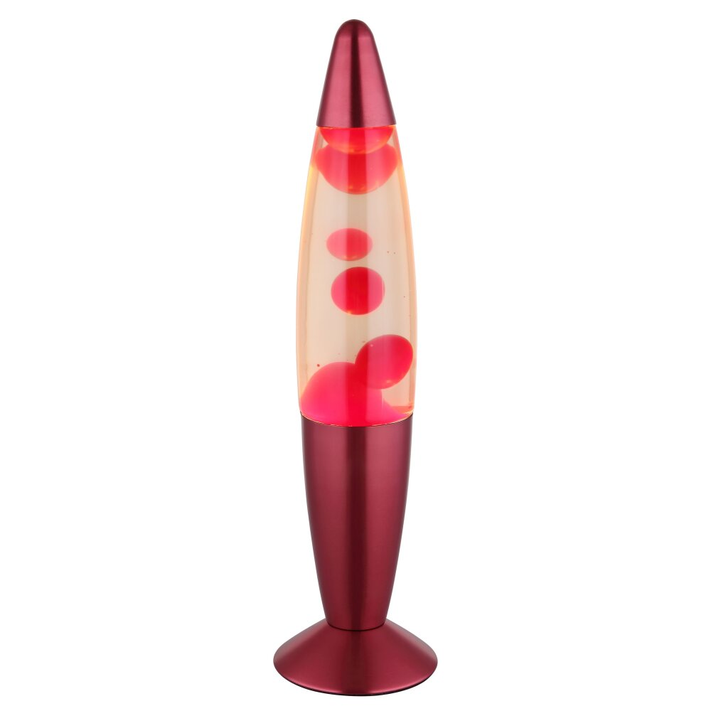 Lava-Lampe Globo Etna Tischleuchte LED Rot, 1-flammig main product photo