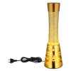 Lava-Lampe Globo Sparkle Tischleuchte LED Gold, 1-flammig