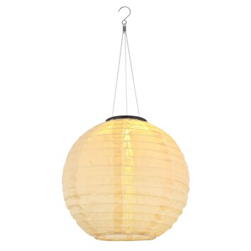Globo Solar Solarleuchte LED Sandfarben, 1-flammig