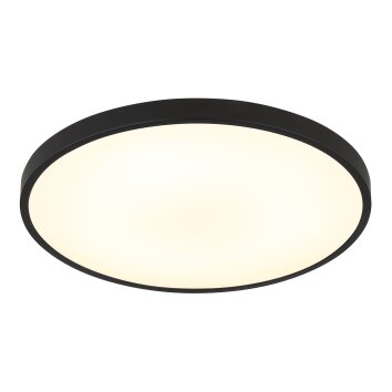 Globo Nielsen Deckenleuchte LED Schwarz, 1-flammig