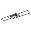 Globo Saunders Deckenleuchte LED Schwarz, 1-flammig, Fernbedienung