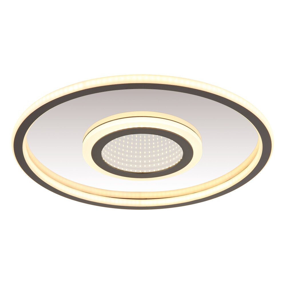 Globo Cara Deckenleuchte LED Grau, Silber, 1-flammig main product photo