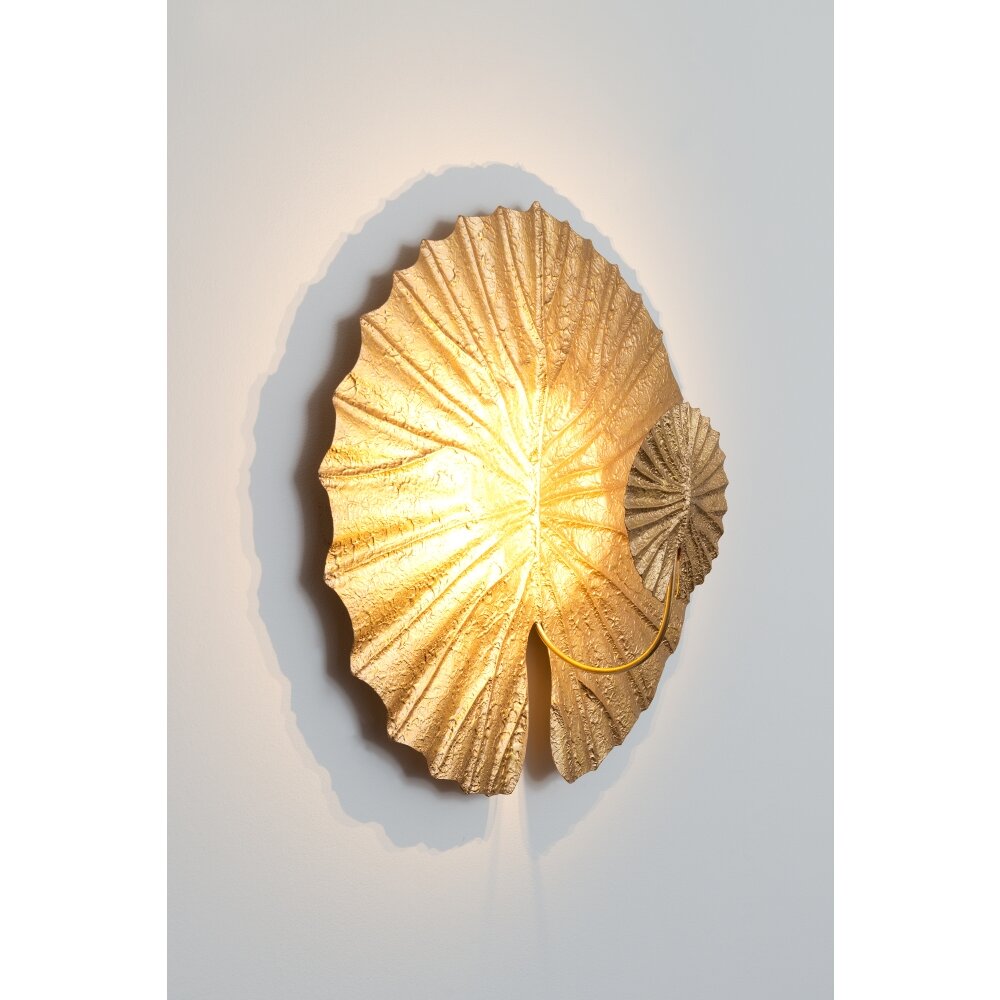 Holländer SESAM Wandleuchte LED Gold, 2-flammig