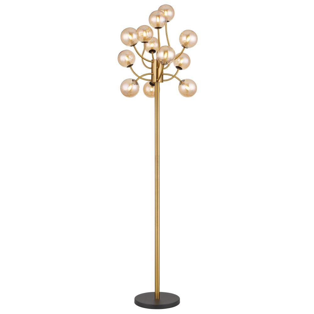Globo Riha Stehleuchte Gold, Messing, 12-flammig main product photo