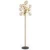 Globo Riha Stehleuchte Gold, Messing, 12-flammig