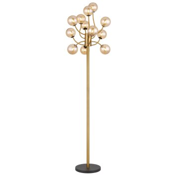 Globo Riha Stehleuchte Gold, Messing, 12-flammig